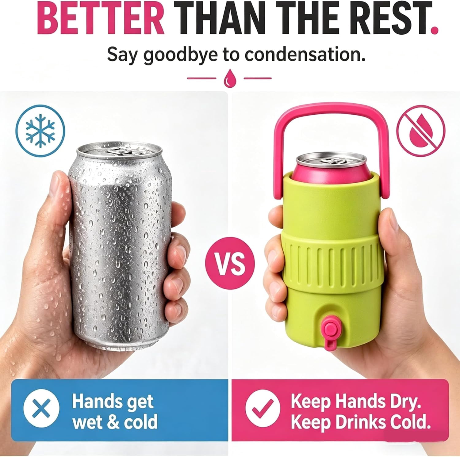 12oz Slim and Standard Can Drink Holder, Beach Drink Cooler, 3D Printed 12oz Can Holder, Portable Insulated Beverage Can Sleeve for Soda Beer（2Pcs）