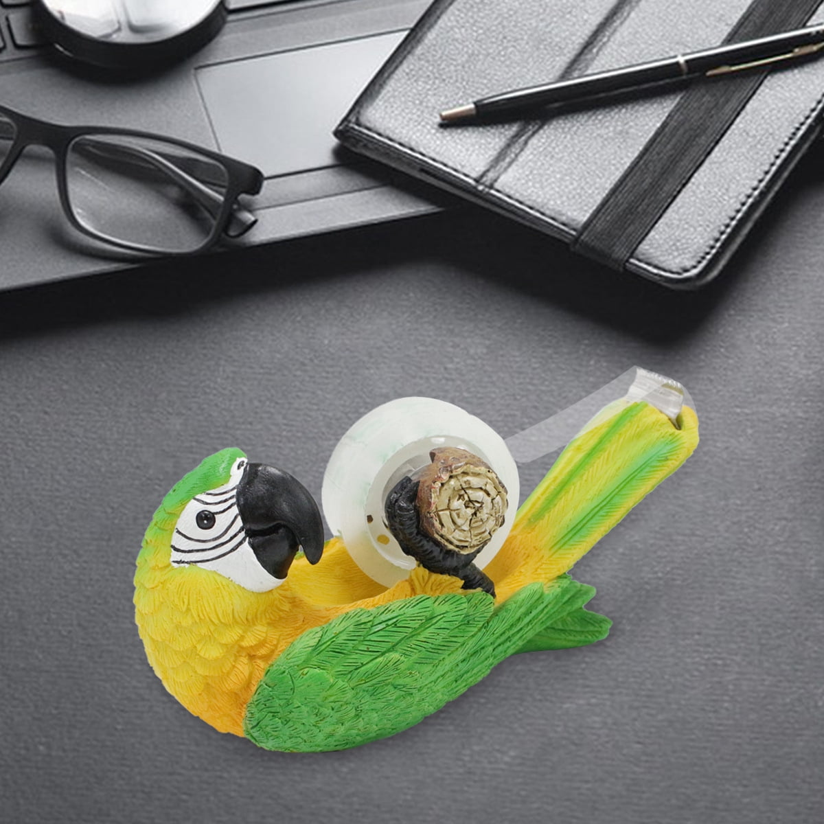 Novelty Tape Cutter Office Supplies,Resin Cartoon Animal Tape Dispenser Home Office Desk Accessories,Funny Stationery Gift Idea