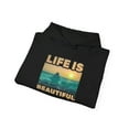 thumbnail image 4 of LIFE IS BEAUTIFUL Motivational Unisex Heavy Blend™ Hooded Sweatshirt, 4 of 4
