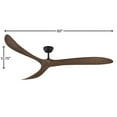 thumbnail image 2 of 903880FMB-NDD Hinkley Lighting Swell - 80 Inch 3 Blade Ceiling Fan-Matte Black Finish, 2 of 13