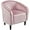 Pink (Velvet), variant on Wubio Accent Barrel Chair, Boucle Fabric Club Chair, Furry Sherpa Elegant Armchair with Cozy Soft Padded, Suitable for Living Room Bedroom Reception Room Office, Black