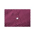 thumbnail image 6 of Unique Bargains Men's Button Down Short Sleeves Cotton Polka Dots Shirt XXL (US 50) Burgundy, 6 of 7