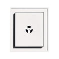 thumbnail image 1 of Bloque de montaje Builders Edge de vinilo blanco preacabado de 12 cm, 1 of 1