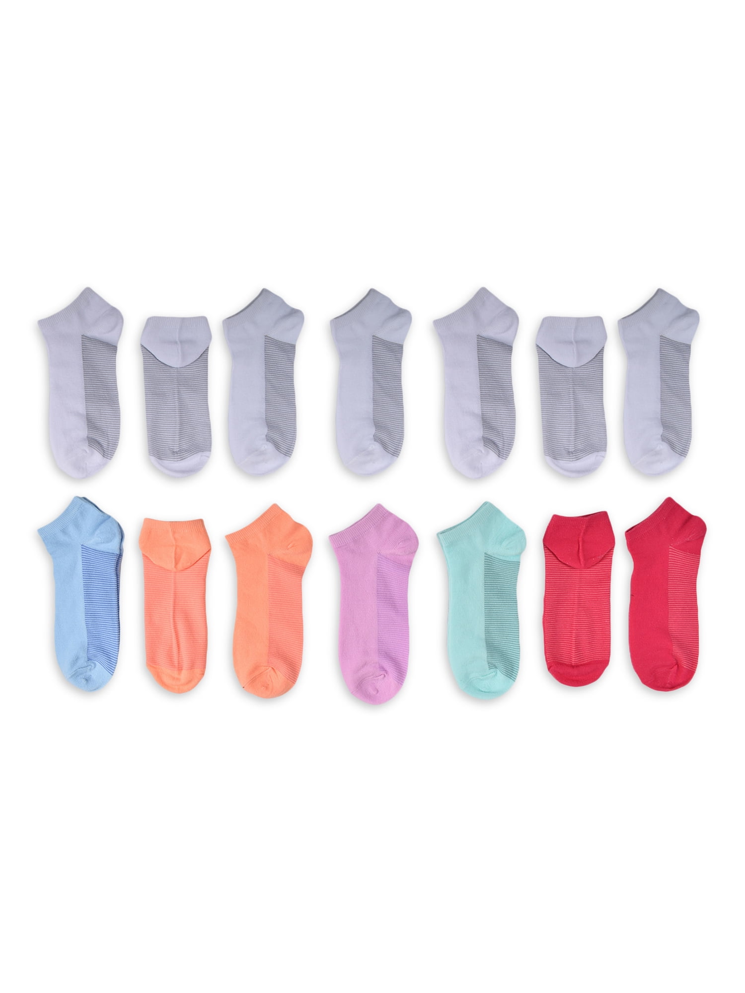 No Boundaries Women's Low-Cut Socks, 10-Pack, Sizes 4-10