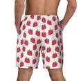 thumbnail image 4 of Goofa Cartoon Strawberry Printed Men's Swim Trunks Board Shorts Quick Dry Mens Swimming Trunks with Compression Liner,Breathable Fit Hawaii Beach Shorts-X-Large, 4 of 9