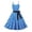 Blue, variant on Women'S Formal Dresses Women'S Rockabilly Dress Sleeveless Vintage Cocktail Dress Retro Swing Dress A Line Elegant Dress Summer Dresses 2023 Sundresses For Women Black Dress L
