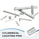 thumbnail image 4 of Uxcell 88 piezas pasador de espiga 3mm x 28mm soporte de estante pasadores de estante de acero inoxidable 304, 4 of 6