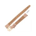 thumbnail image 3 of Gilden Ladies 10-14mm Flat Lizard-Grain Calfskin Watch Strap F40 (12mm End Width, Regular Length, Peach, Gold-Tone Buckle), 3 of 3