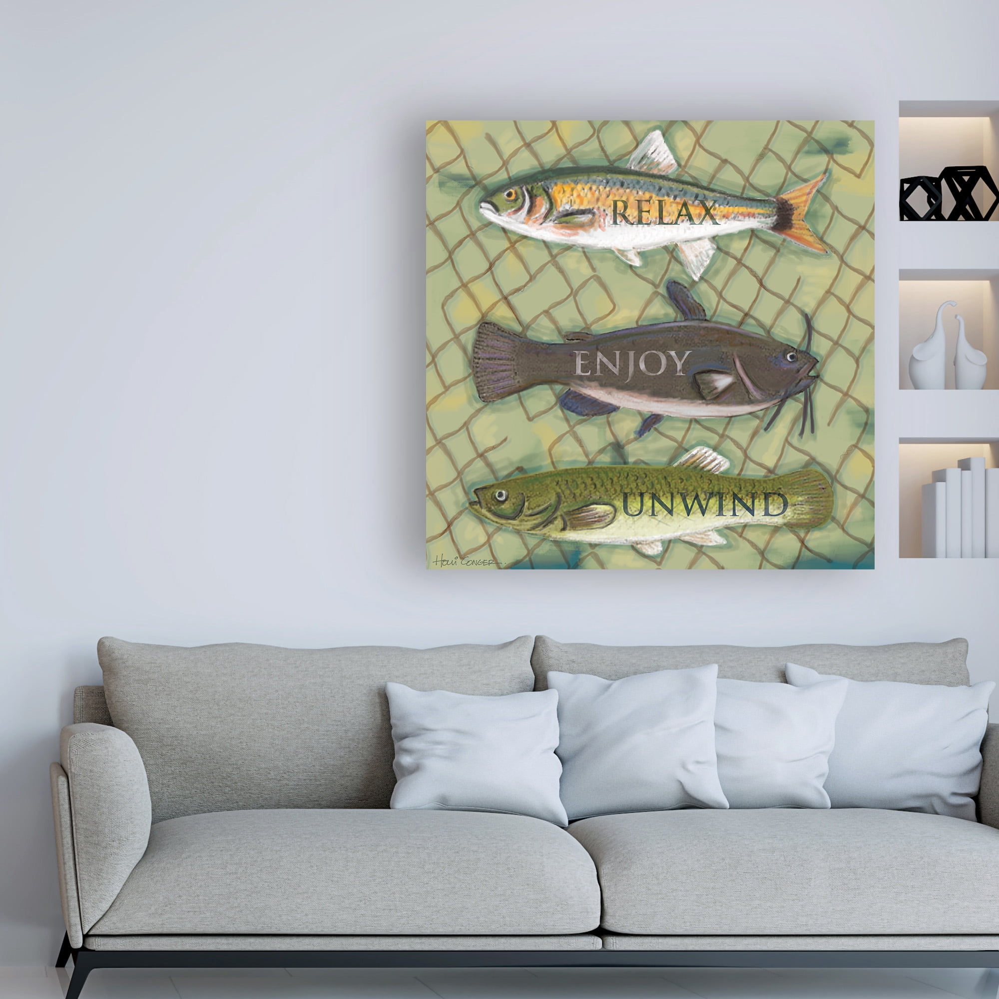 Trademark Fine Art 'Water Side 2' Canvas Art by Holli Conger