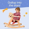 thumbnail image 2 of Hearthsong Grow With Me Wooden Rocking Horse Rubberwood Baby Rocker for Ages 12-18 Months, 2 of 6
