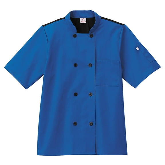 Five Star Chef Jacket Short Sleeve Colors Moisture Wicki