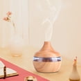 thumbnail image 2 of 300ML Wood Humidifier Cool Air Mist Oil Aroma Diffuser LED Colorful Night Light with USB Cable for Home Office Car Spa Yoga Kid's Room, 2 of 5