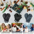 thumbnail image 7 of REDESS Winter Warm Genuine Leather Gloves for Men-Black, 7 of 7