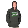 thumbnail image 5 of Save Planet Go Green Love Earth Day Zip Up Hoodie Men's Women's Brisco Brands 4X, 5 of 6