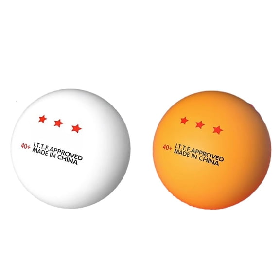 Qhmade 10 Pcs Pingpong Ball 3 Star Table Tennis Ball for Training, Competition