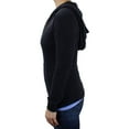 thumbnail image 4 of Ms Lovely Ultra Soft Women's Sleep and Lounge Zip-Up Sweatshirt with Hoodie - Black X-Large, 4 of 4