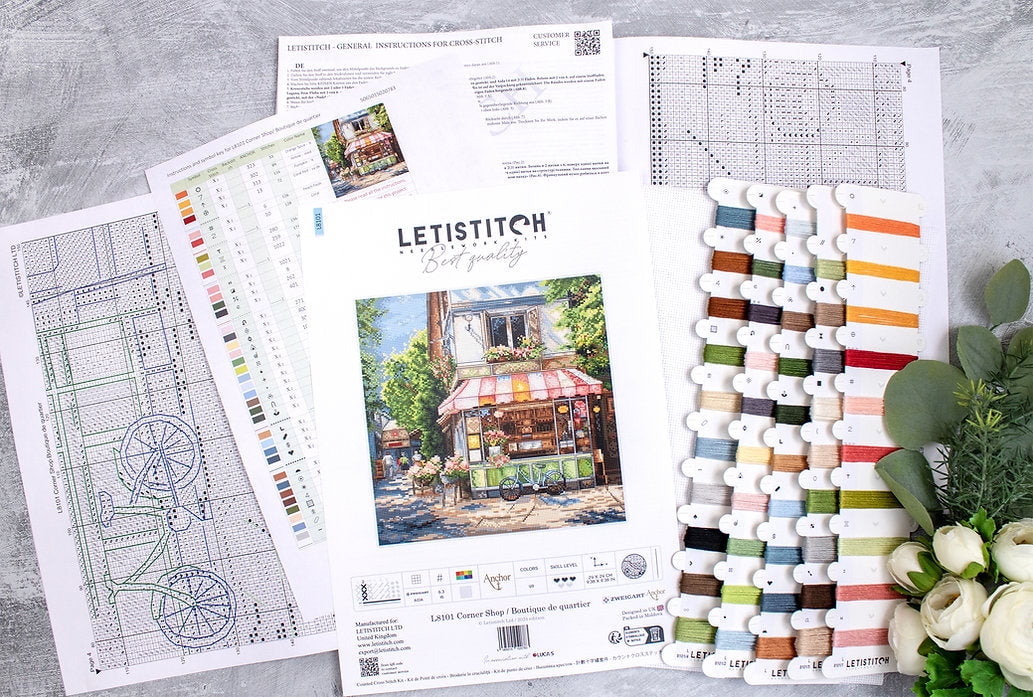 Corner Shop L8101 Counted Cross Stitch Kit