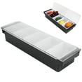 thumbnail image 1 of Spice Box Serving Set, Transparent Cover Portable Seasoning Rack Spice Pots, With Side Handles For Bars, Restaurants Coffee Shops, Hotels, 1 of 8