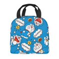 thumbnail image 3 of Cute Cartoon Anime Lunch Bag With Zipper Waterproof And Reusable Cooler Tote Lunch Box For School/Office/Picnic/Work, 3 of 5