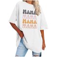 thumbnail image 1 of Pompotops Mode Femmes Blouse Boutonnée Patchwork Manches Courtes T-Shirt Tops d'Été Liquidation, 1 of 5