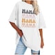 thumbnail image 2 of Fiudx Ofertas Relámpago Moda Mujer Casual Botón Patchwork Blusa Manga Corta Camiseta Verano Tops, 2 of 5