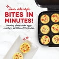thumbnail image 2 of Dash Sous Vide Style Family Size Egg Bite Maker for Breakfast Bites Sandwiches, Healthy Snacks, Desserts, Keto and Paleo Friendly, 9 Servings, 2 of 10