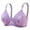 Purple, variant on FhsagQ Bra Womens Bras Bodysuit Fishnet Women's Comfortable and Sexy Transparent Shoulder Strap Cordless Backless Spongeless with Convertible Shoulder Straps Women Bras Black Grey 40