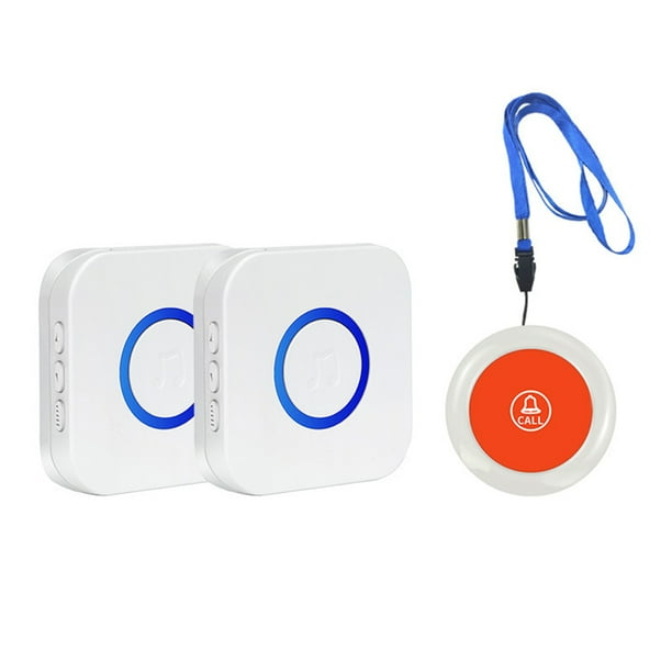 Botón de llamada de emergencia para personas mayores/llamada de emergencia para personas mayores/llamada de emergencia a domicilio alarma SOS interna de 150M inalámbrica para quienes necesitan