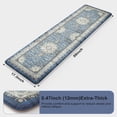 thumbnail image 2 of Kitchen Rugs Anti Fatigue Kitchen Runner Mats Cushioned, Comfort Fatigue Mats for Standing, 17\u201dx59\u201d Blue Non-Skid Washable Kitchen Floor Mats for Office, Sink, Laundry, 2 of 6