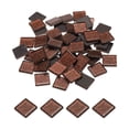 thumbnail image 1 of Mosaico Azulejos, Vidrio Azulejos, Brillo Cristal Mosaico Vidrio Piezas Granel Cuadrado Brillo Cristal Mosaico Azulejos 2 x 2cm para Hogar Decoración, 50uds(200g, Marrón Oscuro), 1 of 5