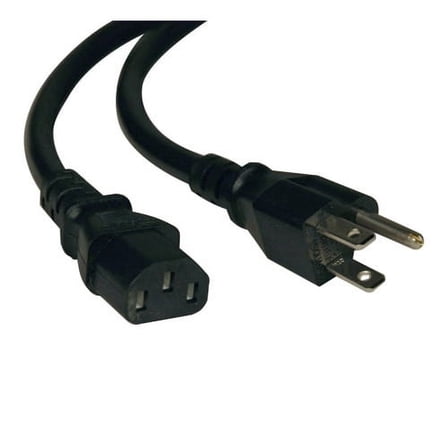Tripp Lite P007-010 10' NEMA 5-15P to IEC-320-C13 Heavy-Duty Computer Power Cord Black