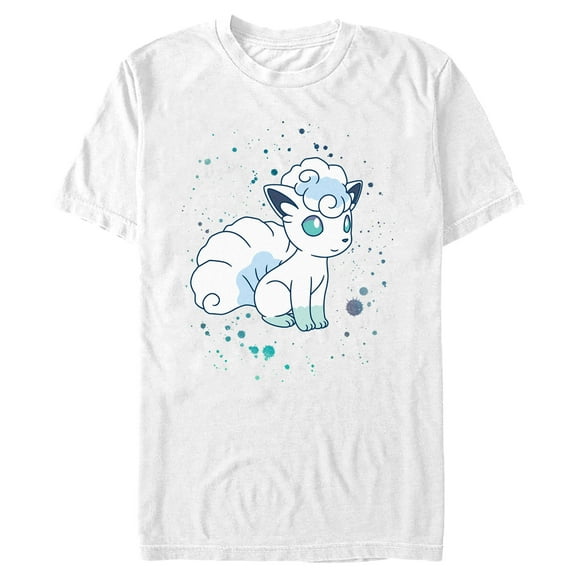 Men's Pokemon Paint Splash Vulpix Graphic T-Shirt