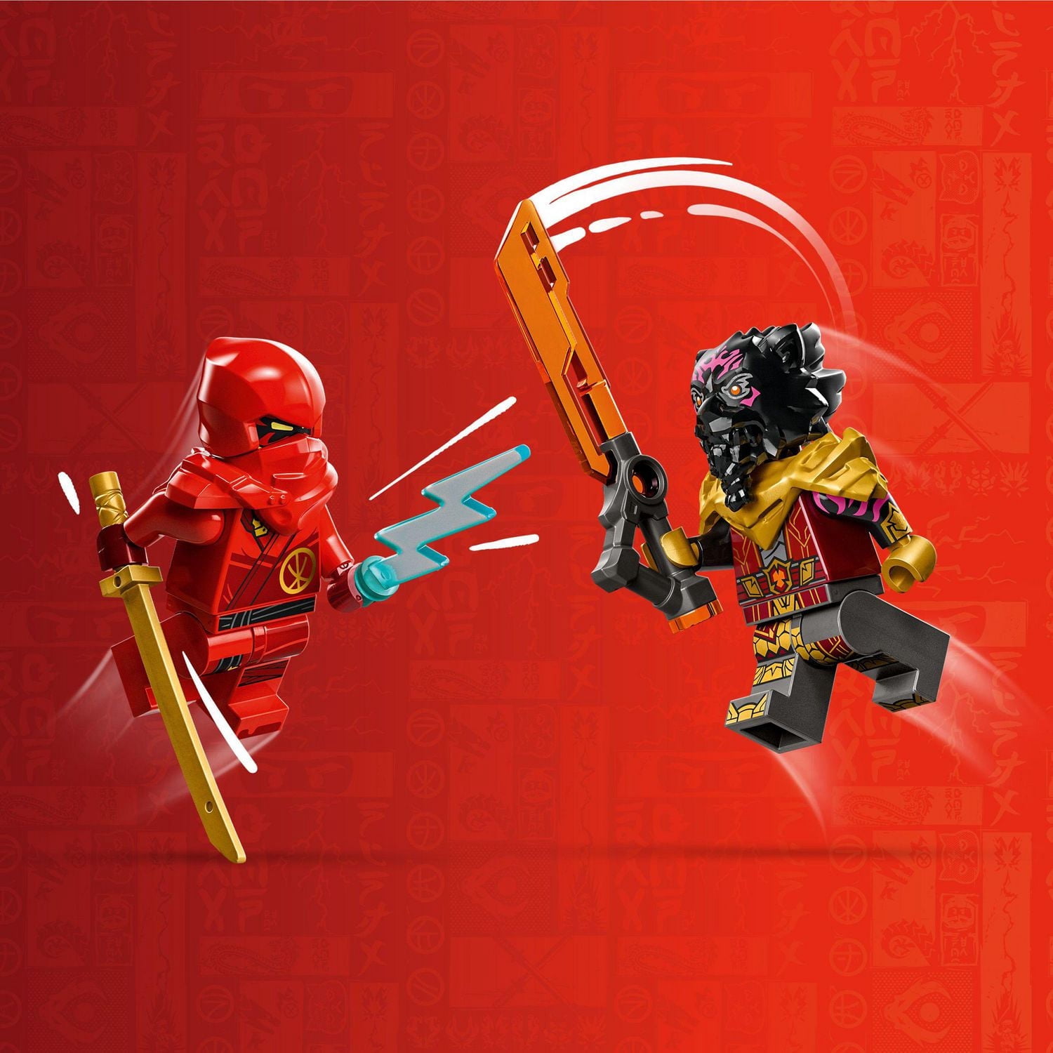 LEGO NINJAGO Kai and Ras' Car and Bike Battle 71789 Beginner