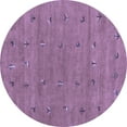 thumbnail image 1 of Ahgly Company Indoor Round Abstract Blue Contemporary Area Rugs, 6' Round, 1 of 4