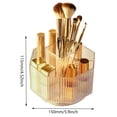 thumbnail image 3 of POINTERTECK 360 Rotating Acrylic Makeup Brush Holder Cosmetic Display Case (Blue), 3 of 8