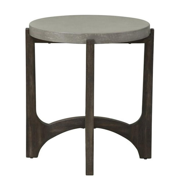 Table d'Appoint Cascade Brun Foncé