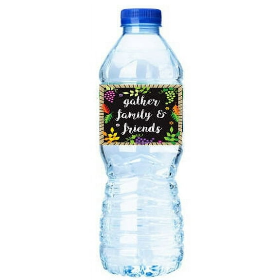 Gather Family&Friends-Water Bottle Labels-12pack