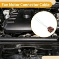 thumbnail image 3 of Conector del arnés de cableado del resistor del ventilador Unique Bargains No.3B0973752A para Audi A6 2018 2 Pines Cable del motor del ventilador 1 Pc, 3 of 7