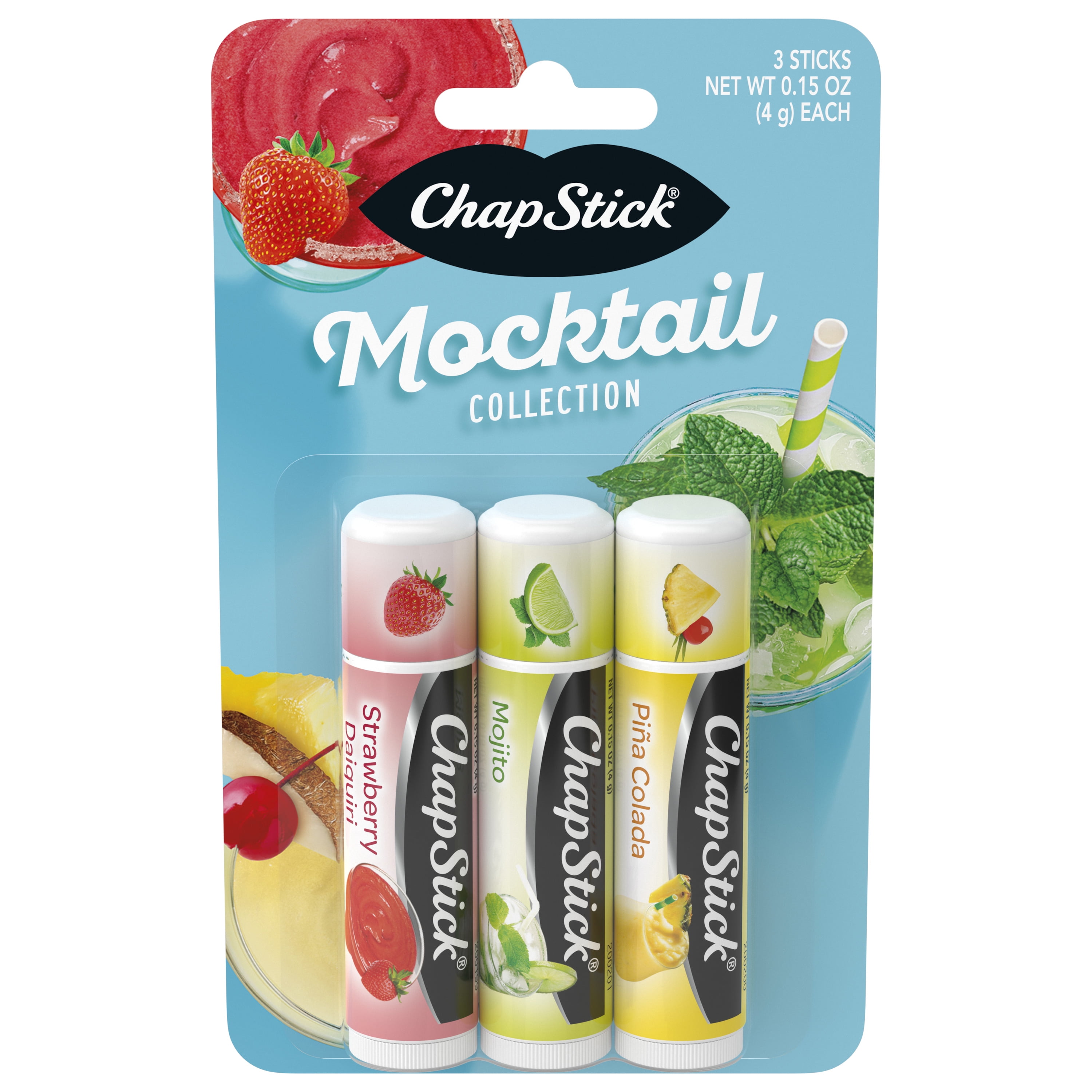 ChapStick Mocktail Flavored Lip Balm Tubes, Strawberry Daiquiri