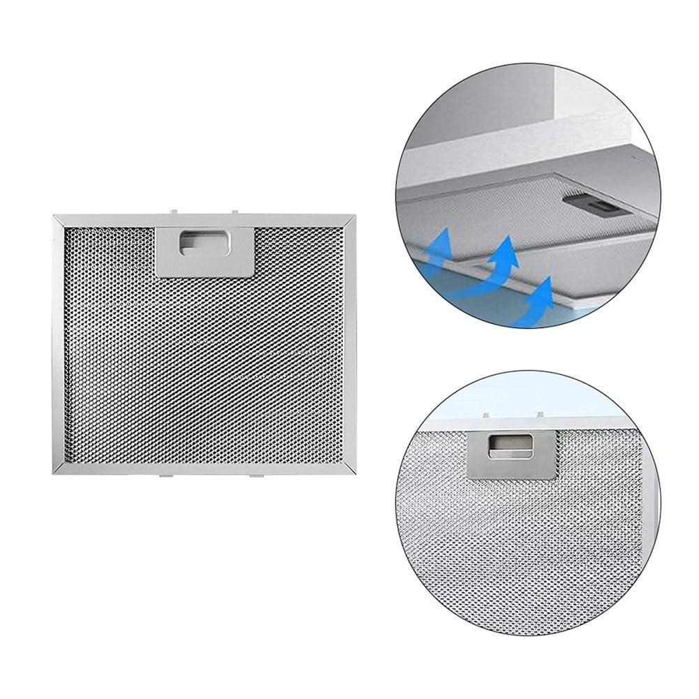 Silver Cooker Hood Filters Metal Mesh Extractor Vent Filter 400 x 300 x 9mm