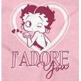 thumbnail image 2 of French Betty Boop Kiss J'Adore You Women's T Shirt Ladies Tee Brisco Brands S, 2 of 6
