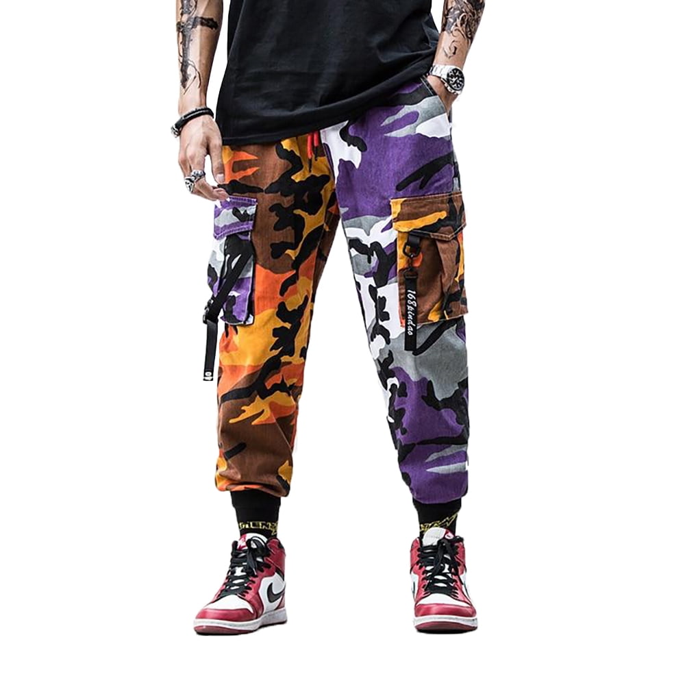 camo techwear pants