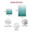 thumbnail image 7 of Teal Green Ombre Kitchen Dish Towels for Drying Dishes Set of 2, Contemporary Gradient Abstract Art Waffle Weave Microfiber Hand Tea Bathroom Towels Quick Dry & Absorbent Towel 15.7x23.6, 7 of 7