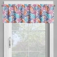 thumbnail image 2 of Ambesonne Forest Valance Pack of 2, Colorful Leaf Nature Pattern, 54"X12", Multicolor, 2 of 5