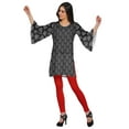 thumbnail image 3 of Moomaya Printed Short Kurta Kimono Sleeve Tunic Women Summer Wear Ladies Kurti, 3 of 5