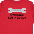 thumbnail image 4 of Inktastic Grandpa's Little Helper Boys or Girls Long Sleeve Toddler T-Shirt, 4 of 5