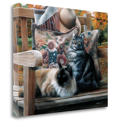 "Best Friends" By Kevin Daniel, Fine Art Giclee Print on Gallery Wrap Canvas, Ready to Hang