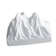 thumbnail image 2 of Estatua de montaña nevada de yeso, adorno de mesa para estantería o escritorio. Estilo A, 2 of 9