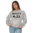 thumbnail image 3 of Beauty No 23 Paris able Stylish Women Crewneck Sweatshirt Brisco Brands L, 3 of 6