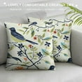 thumbnail image 3 of JEUXUS  Decorative Throw Pillow Covers, Modern Double-Side Design Cushion Cases, Blue Birds Pattern Toss Pillow Covers for Bedroom Living Room Couch Sofa Holiday Decor, 3 of 5
